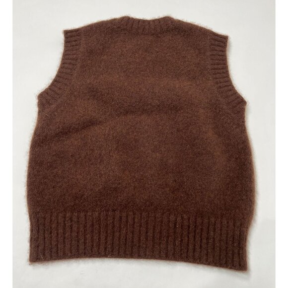 Calle Del Mar Cashmere Vest in Chocolate - Picture 4 of 5